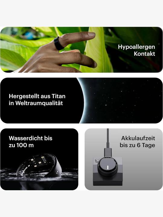 Produktbild Ultrahuman Ring Air (5, Space Silver)
