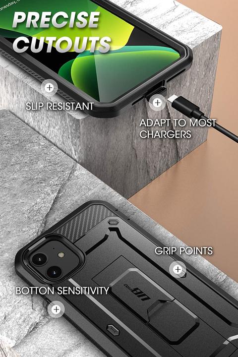 Actual product image Supcase UNICORN BEETLE PRO Armored case for iPhone 11 black (Apple iPhone 11)