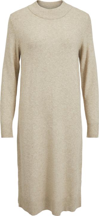 Vila Langärmeliges Rundhalsausschnitt Midikleid