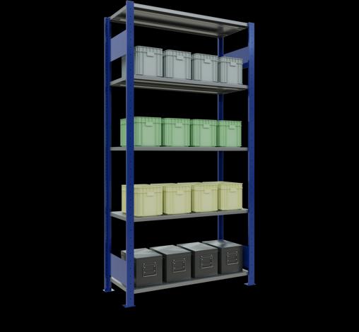 Image du produit Schulte Lagertechnik Système d'emboîtement pour rayonnage de base MULTIplus85 avec traverse de longueur