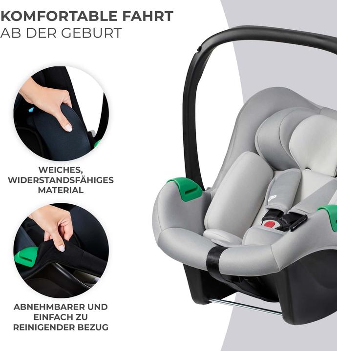 Produktbild KinderKraft Mink Pro + Base Mink FX (Reboarder, ECE R129/i-Size Norm)