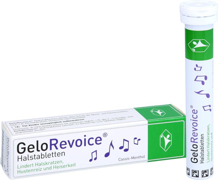 Immagine prodotto GeloRevoice pastiglie per la gola Cassis-Mentolo, 20 compresse (20 Pezzo/i)
