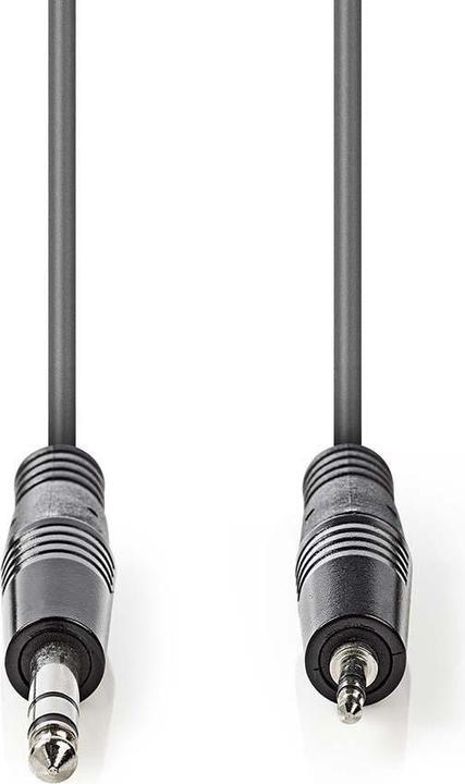 Image du produit Nedis Câble audio stéréo 6,35 mm mâle - 3,5 mm mâle (3 m)
