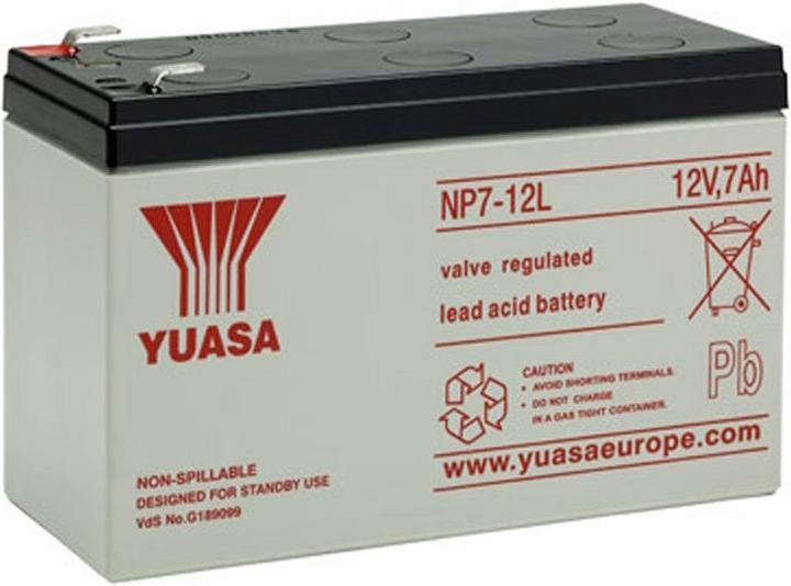Immagine prodotto Yuasa Batteria NP7-12L, con contatti da 6,3 mm (12 V, 7 Ah)