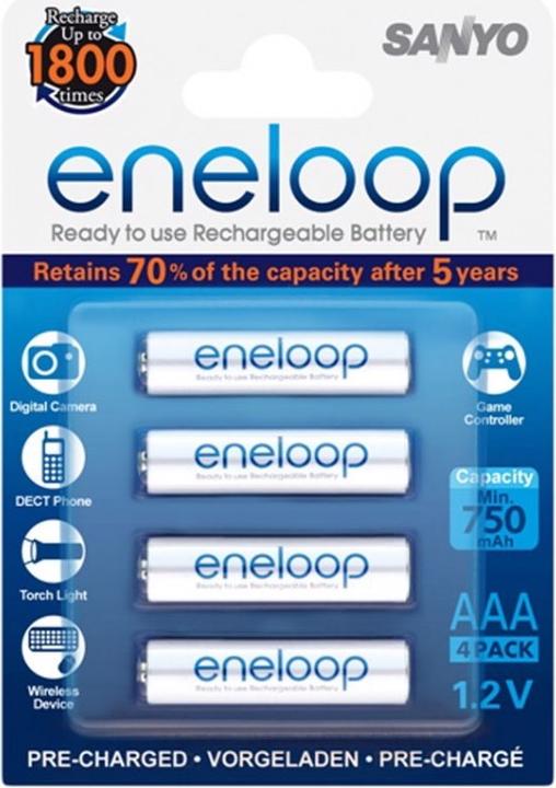 Immagine prodotto Panasonic Batteria HR-4UTGB Blister con 4 eneloop AAA (4 pz., AAA, 800 mAh)
