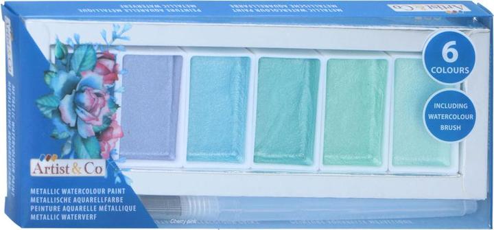 Actual product image Artist&Co Paint Watercolour Metallic (Multicolor)