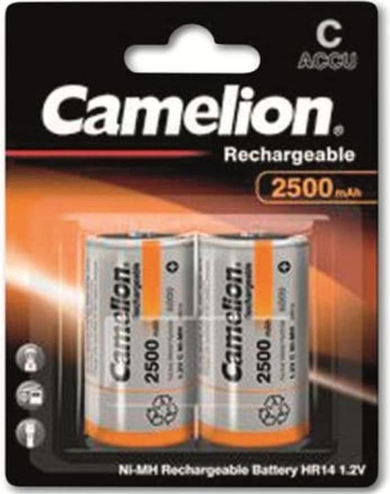 Produktbild Camelion NH-C2500BP2 - Wiederaufladbarer Akku - Nickel-Metallhydrid (NiMH) - 1,2 V - 2 St (2 Stk., C, 2500 mAh)