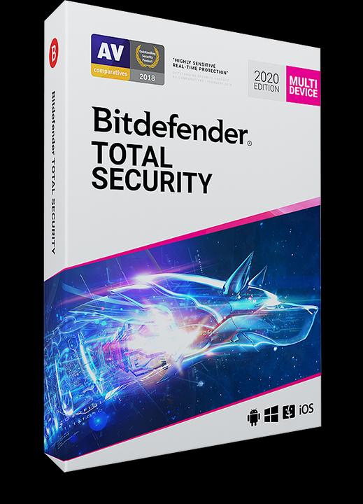 Produktbild Bitdefender Total Security 2020 (10 User, 24 Monate)