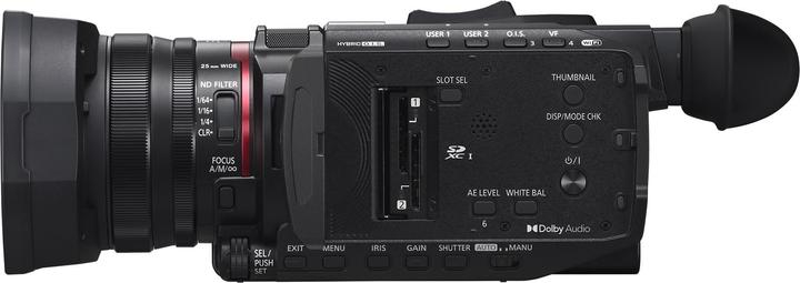 Actual product image Panasonic HC-X1600E schwarz (8.29 Mpx, 24 x)