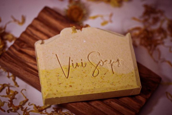 Actual product image Vivi Soaps Calendula - goat's milk soap (Hard soap)