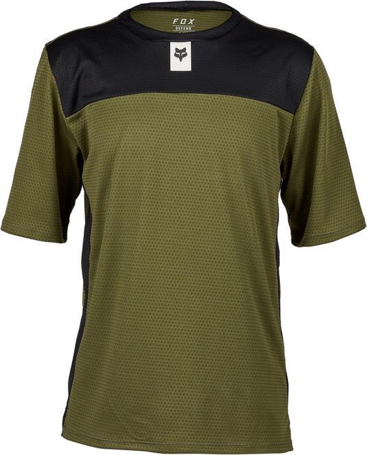 Image du produit Fox Jersey 23 Yth Defend Ss Grn Yl (L)