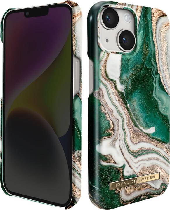 Produktbild iDeal Of Sweden Designer-Cover Golden Jade Marble (Apple iPhone 14 Plus)