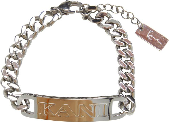 Karl Kani KK Retro Kani Plate Cubanlink Bracelet - 186103 (100% Stahl)