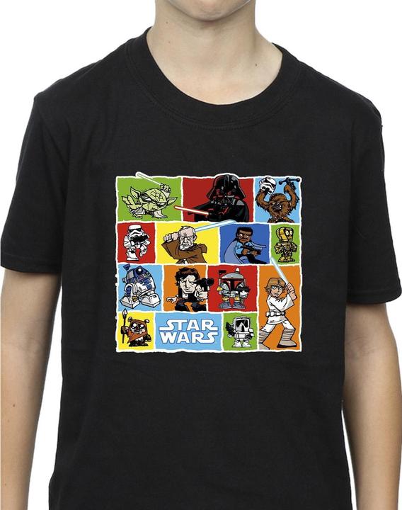 Image du produit Star Wars - T-shirt COMIC DRAWING MONTAGE - Garçon (152, 158)