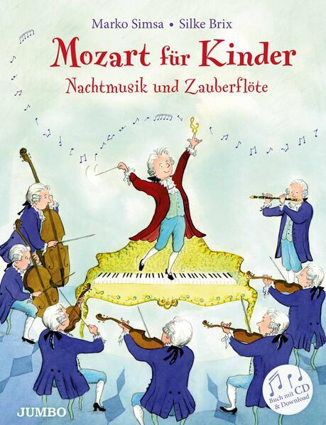 Immagine prodotto Mozart für Kinder. Nachtmusik und Zauberflöte (Tedesco, Marko Simsa, 2013)