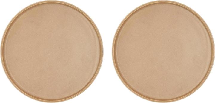 Actual product image Villa Collection Dinner plate Fjord Ø 26.5 cm, 2 pieces, Crème (2 x, 26.50 cm)