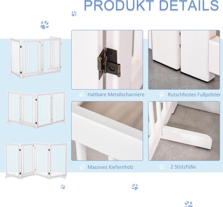 Produktbild PawHut Türschutzgitter klappbar (220 cm)