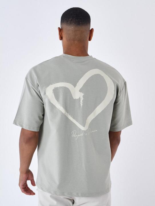 Actual product image Project X Paris embroidered t-hirt project x pari treet heart (S)
