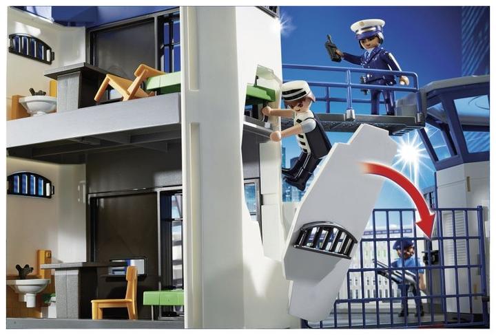 Immagine prodotto Playmobil Centro di comando della polizia internazionale con prigione (6919, Playmobil Città d'azione)