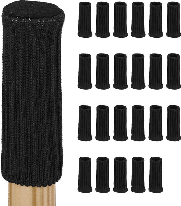 Relaxdays Stuhlbeinsocken (Stuhlsocken, 24 Stück)