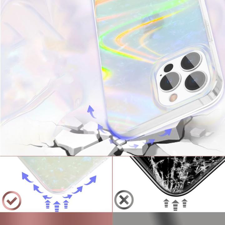 Image du produit Kingxbar Shell Series luxury elegant phone case for iPhone 13 Pro pearl color (Apple iPhone 13 Pro)