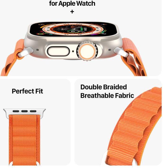 Actual product image Dux Ducis Sport Buckle Strap (44 mm, 45 mm, 42 mm, 49 mm, Nylon)
