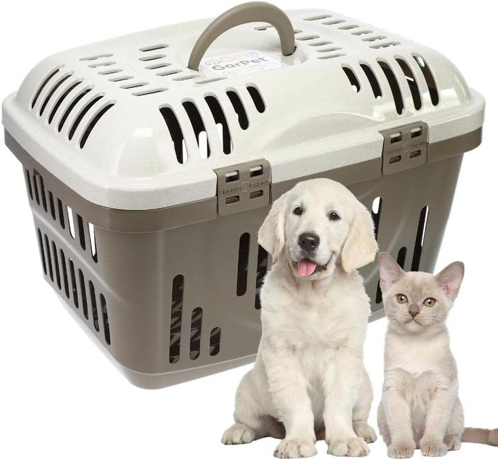 Produktbild GarPet Transportbox (Hund, Kleintier, Katze, Komplett zu öffnen, Atmungsaktiv, Sicherheitsverschluss, Waschbar)