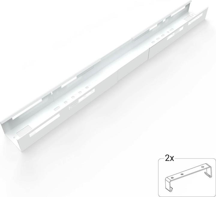 OK-Line Kabelwanne Vario, ausziehbar (Kabeldurchlass, 70 cm)