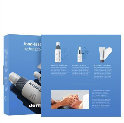 Immagine prodotto Dermalogica Trio di idratazione a lunga durata Tonico multiattivo 50ml Siero di idratazione circolare 10ml Skin (Set per la cura del viso)