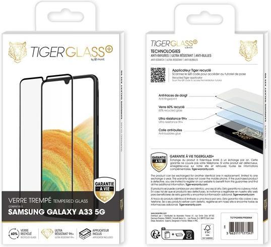 Actual product image Tiger Recycled glass film (1 Piece, Samsung Galaxy A33 5G)