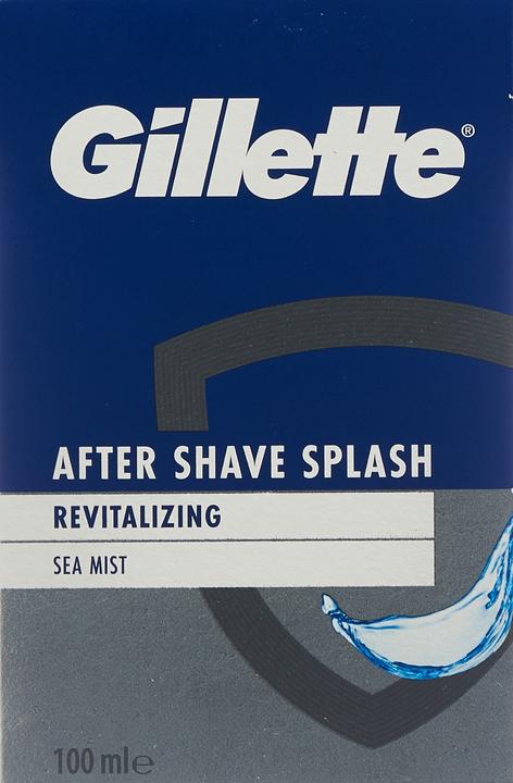 Actual product image Gillette After Shave Splash Revitalizing Sea Mist (Aftershave lotion, 100 ml)