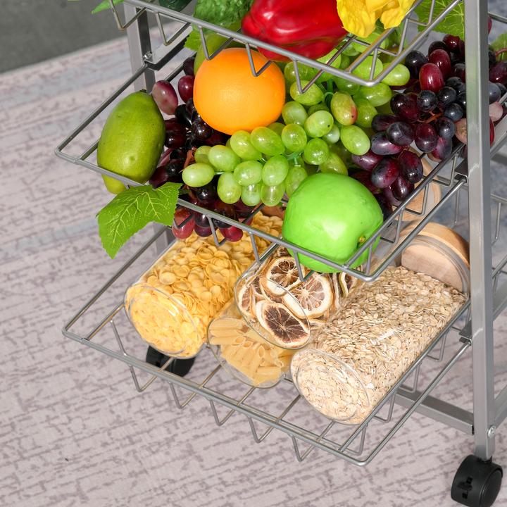 Image du produit Homcom Chariot de cuisine