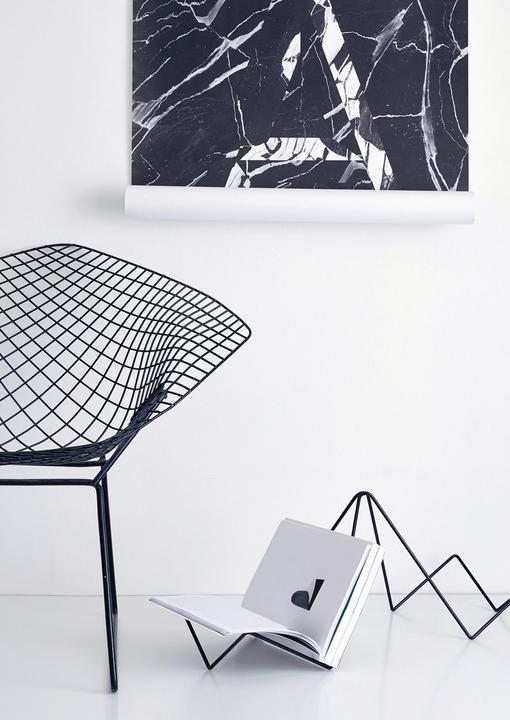 Actual product image Studio Macura Newspaper rack Lako Black