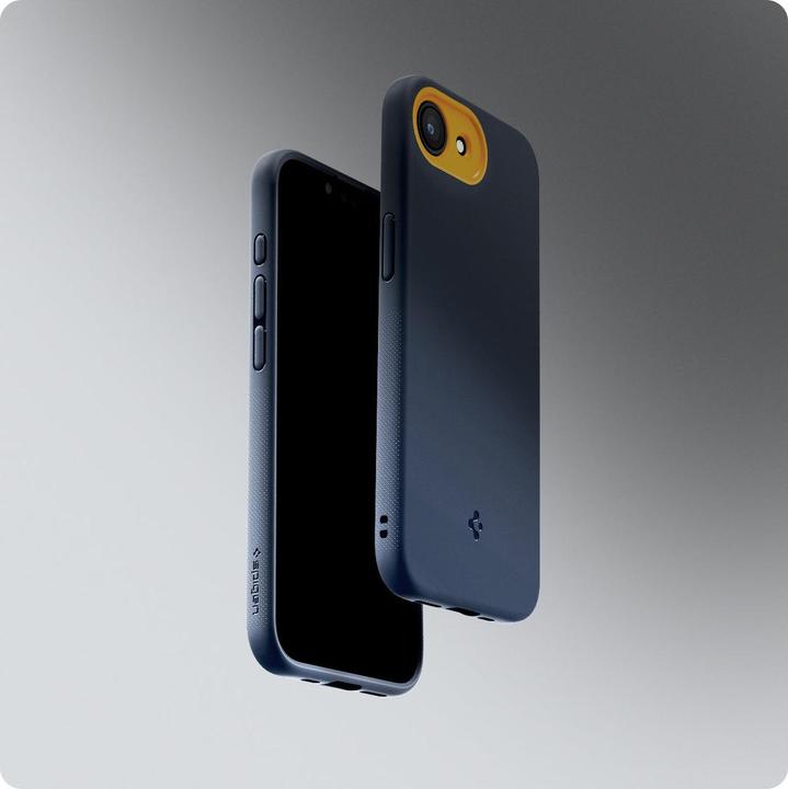 Actual product image Spigen Nano Pop (MagFit) iPhone 16e Case Blueberry Navy (Apple iPhone 16e)
