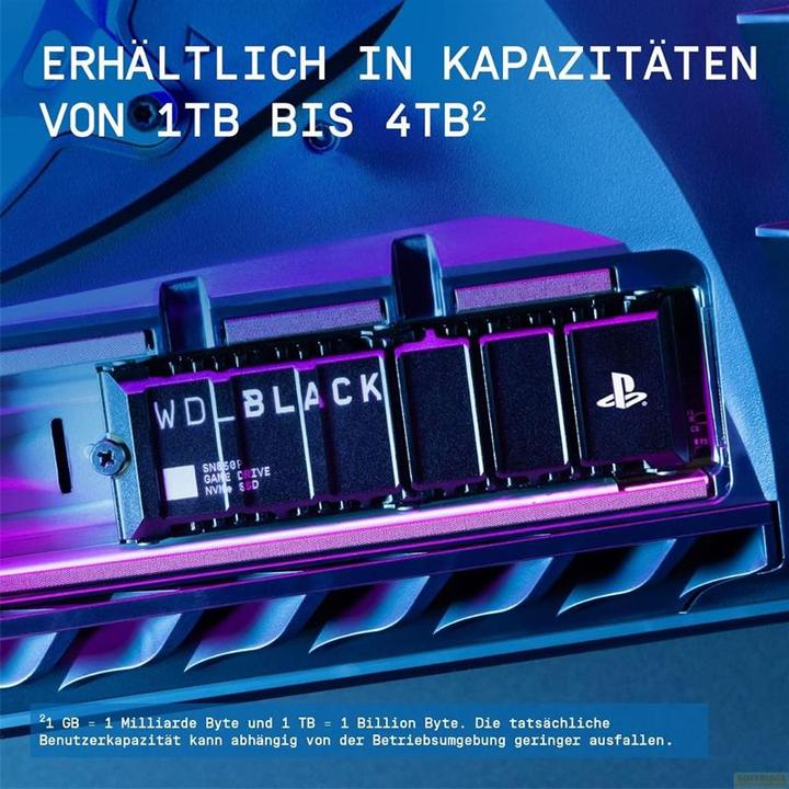 Image du produit WD Black SN850 with Heatsink (Retail) (1000 Go, M.2 2280)