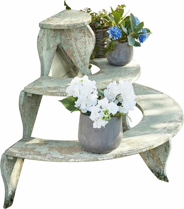 Actual product image Loberon Plant steps Larivot antique grey