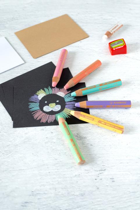 Image du produit STABILO woody 3 en 1 crayon de couleur (Lilas pastel, 1 x)