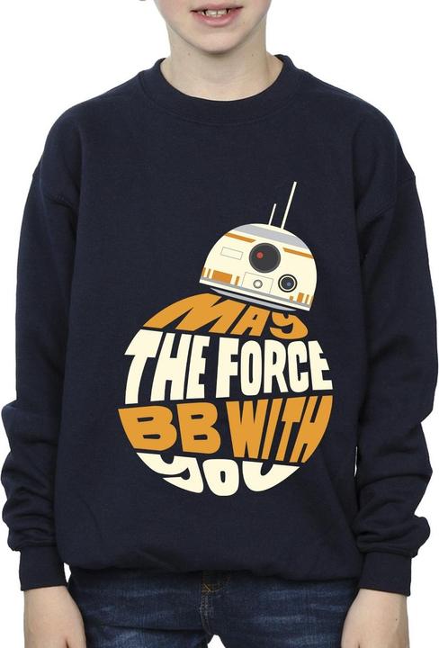 Actual product image Star Wars Boys May The Force BB8 Sweatshirt (152, 158)