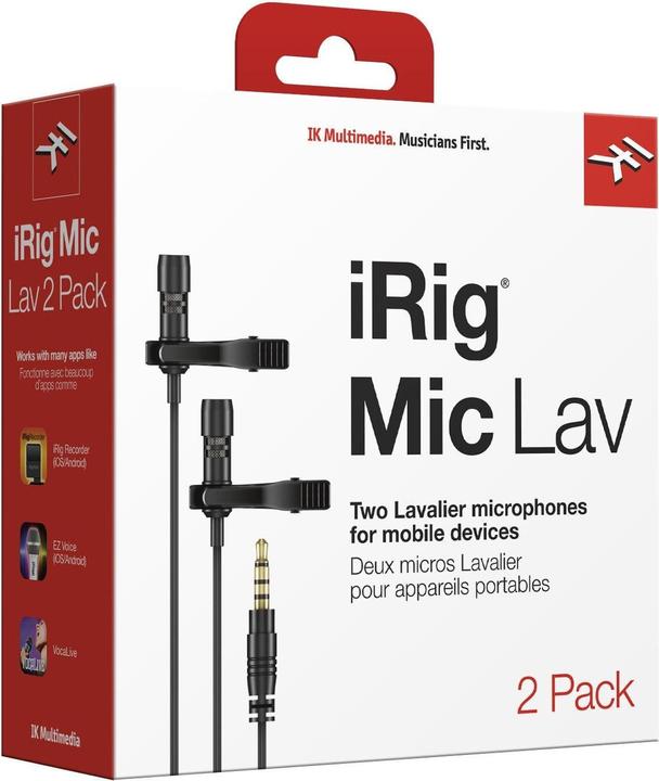 Actual product image IK Multimedia iRig Mic Lav 2 Pack