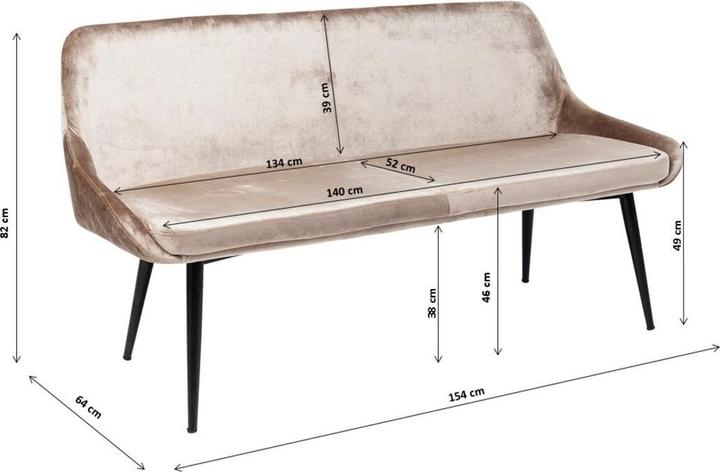 Image du produit Kare Design Banquette East Side 154cm (154 cm)