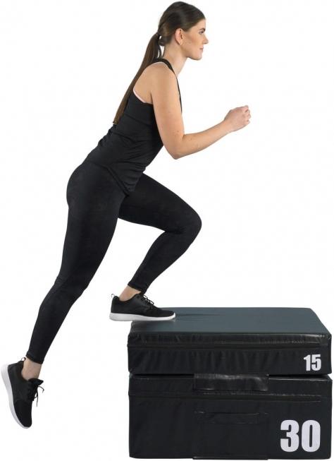 Actual product image Gorilla Sports Soft Jump Box