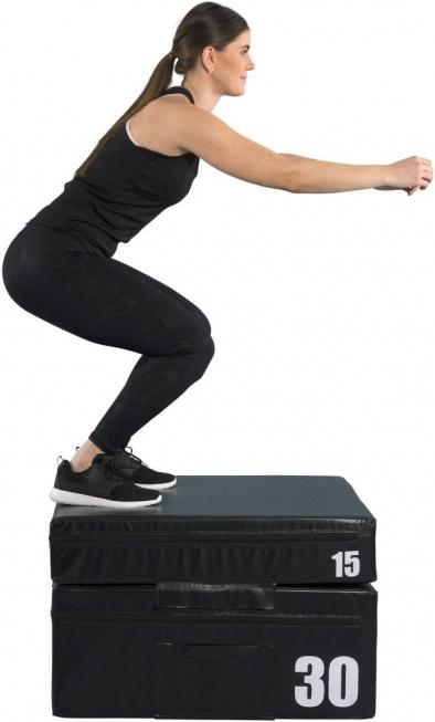 Actual product image Gorilla Sports Soft Jump Box