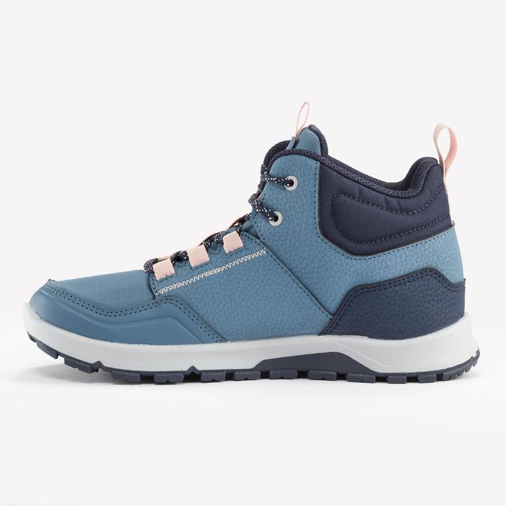 Image du produit Quechua Chaussures de randonnée enfants pointures 35-38 mi-hautes - NH500 bleu (36)