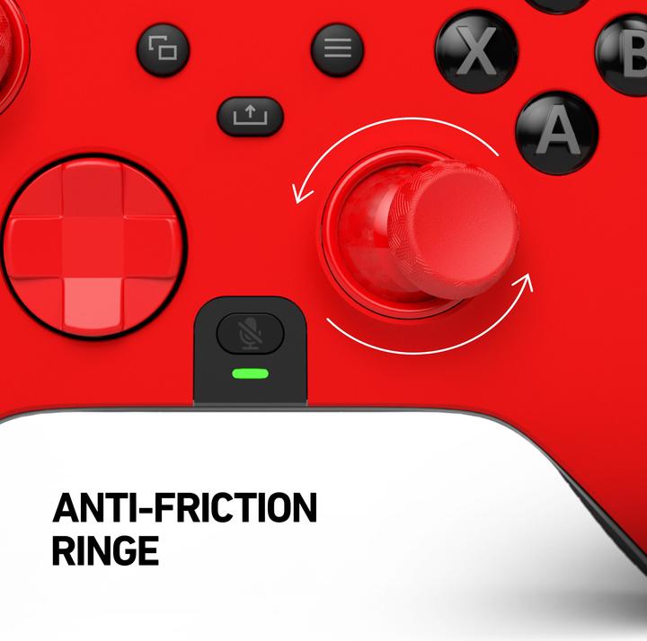 Image du produit Scuf Kit de plaques faciales Instinct - Red FP, Red Ring, Red Hybrid D-Pad