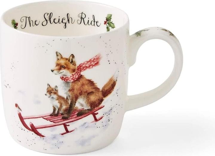 Produktbild Wrendale Design Tasse - Sleigh Ride (Fox) EU (300 ml, 1 x)