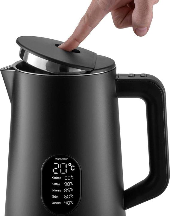 Immagine prodotto KLAMER Edelstahl Wasserkocher 1.5L 1800W BPA-frei (1.50 l)