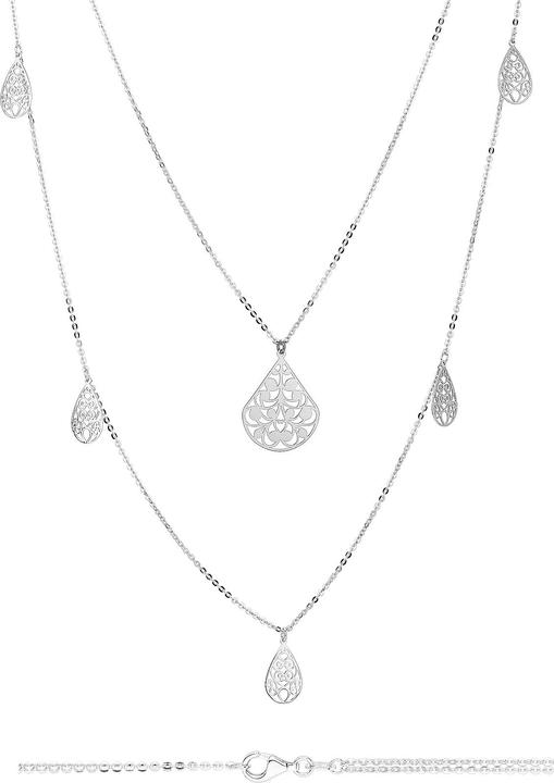 Produktbild Leyda Halskette Tropfen (Silber 925, 65 - 80 cm)