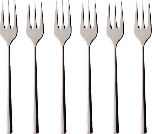 Kuchengabel 6 Stk Piemont (6 Piece, Pitchfork)