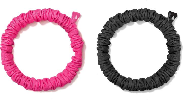 Immagine prodotto adidas Hair Scrunchies Schwarz und Lucid Pink (Elastico per capelli)