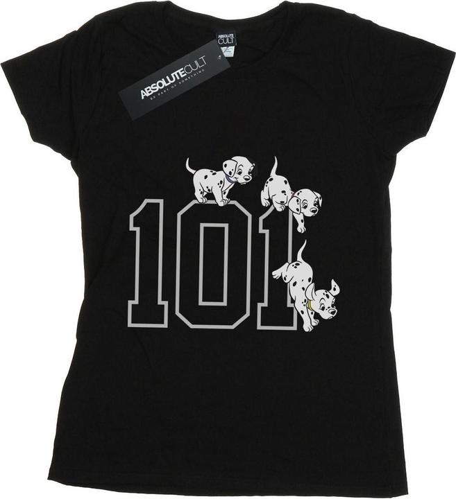 Actual product image Disney Womens/Ladies 101 Dalmatians 101 Doggies Cotton T-Shirt (M)